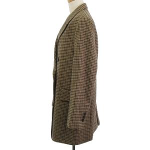 JOURNAL STANDARD 22AW 美品 テーラードジャケット ブレザー チェック 千鳥柄 本切羽 ベージュ系 フリーサイズ M?L 位