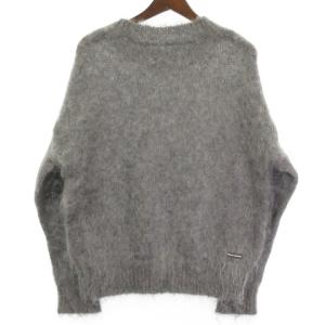 uniform experiment 美品 22AW モヘヤ ニット セーター ハイネック グレー 1 S位