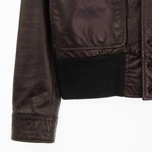 JOURNAL STANDARD TRISECT ゴートレザー ジャケット 山羊革 茶系 ブラウン系 46 アウター GY31