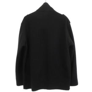 A.P.C. ヴィンテージ スタンドカラー ミリタリー メルトン ハーフコート フランス製 ジャケット 黒 ブラック S
