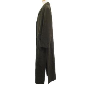 Max Mara ロングコート ウール アンゴラ カーキ 緑 グリーン オリーブ 38