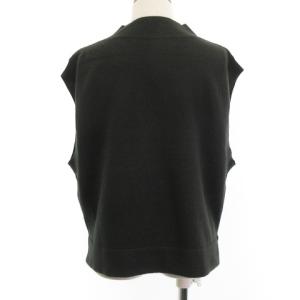 MARGARET HOWELL 美品 22AW ニットベスト セーター カシミヤ混 緑系 グリーン カーキ オリーブ 2 M