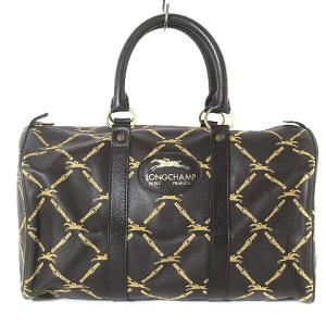 ボストンバッグ 旅行かばん ホースマーク 乗馬柄 茶 ブラウン ECR17