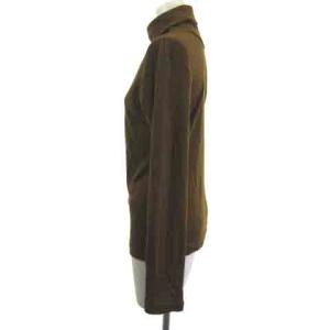 Y's ヨウジヤマモト 22AW ニットソー 長袖 ウール タートルネック ブラウン 茶 2 YE-T93-168