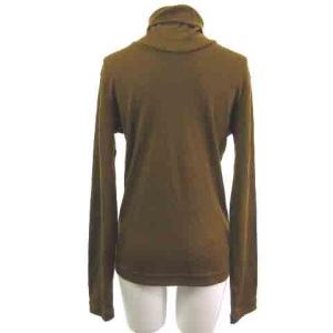 Y's ヨウジヤマモト 22AW ニットソー 長袖 ウール タートルネック ブラウン 茶 2 YE-T93-168