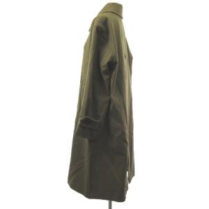 MARGARET HOWELL 23AW MILLED WOOL TWILL ロングコート 578-3212003 オリーブ 1