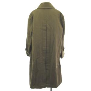 MARGARET HOWELL 23AW MILLED WOOL TWILL ロングコート 578-3212003 オリーブ 1