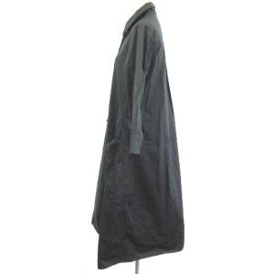 MARGARET HOWELL 23SS 美品 ロングワンピース フレア 長袖 カーキ 1 約S