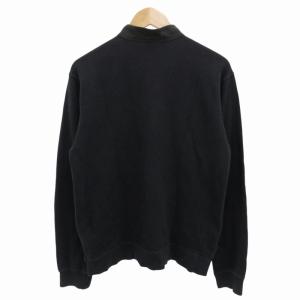 Columbia スウェットシャツ トレーナー ヘンリーネック ロゴ刺繍 長袖 S 黒 ブラック