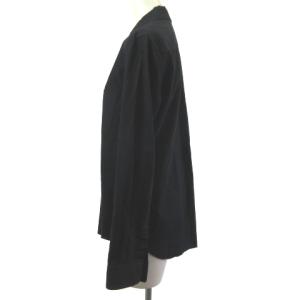 COMME des GARCONS COMME des GARCONS シャツ ブラウス ラウンドカラー 長袖 ネイビー 紺 M