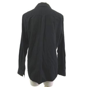 COMME des GARCONS COMME des GARCONS シャツ ブラウス ラウンドカラー 長袖 ネイビー 紺 M