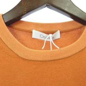 Cruciani 21SS ニット セーター プルオーバー 半袖 オレンジ 48