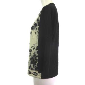 レオナール＊ Vネック ニット 七分袖＊サイズLL〜＊LEONARD レオナール＊ Vネック ニット 七分袖＊サイズLL〜＊LEONARD