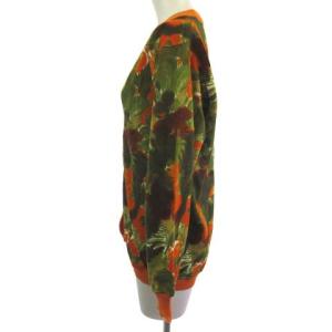 CELINE カーディガン ヴィンテージ 長袖 グリーン オレンジ 40