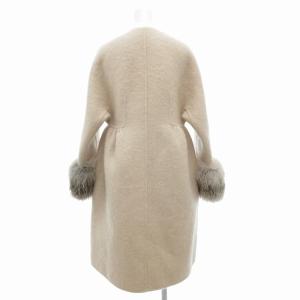 Ermanno Scervino コート ジャケット モヘヤ 38 ベージュ 