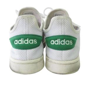 adidas F36417 コートアダプト COURTADAPT2.0 U スニーカー シューズ メッシュ 白 ホワイト グリーン 27.5cm