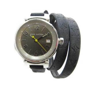 Q1212 腕時計 タンブール デイト クォーツ ブレスウォッチ ゴールド シルバー