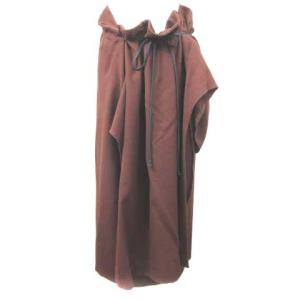 ロングスカート 変形 ウール L ブラウン 茶