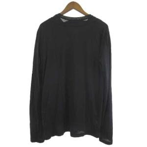 N°21 Tシャツ カットソー ヘンリーネック 長袖 レイヤード 黒 ブラック M
