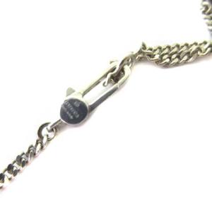 GUCCI ゴースト シルバー ペンダント ネックレス GG シルバー 455315 J8400 0701