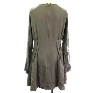 マメクロゴウチ・ひざ丈ワンピース mame kurogouchi マメクロゴウチ 膝