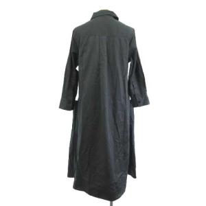 MARGARET HOWELL 578-3258004 23SS COTTON SATEEN コットンサテンワンピース ロング 長袖 1