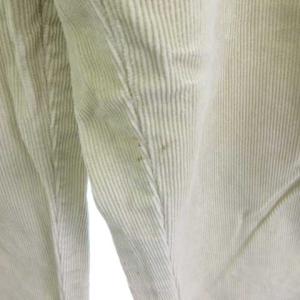COMME des GARCONS HOMME PLUS コーデュロイパンツ ウール チェック切替 ベージュ S