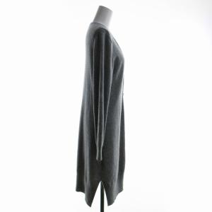 TOCCA カーディガン カシミヤ Vネック ロング M グレー