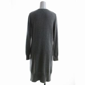 TOCCA カーディガン カシミヤ Vネック ロング M グレー