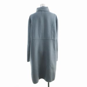 Ermanno Scervino チェスターコート ロング アンゴラ 42 L 水色 ライトブルー