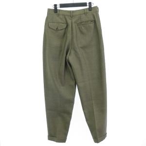 COMME des GARCONS HOMME PLUS PP-05034S AD1991 テーパードパンツ スラックス 2タック ベージュ×カーキ S