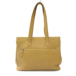 LOEWE トートバッグ ショルダーバッグ レザー ゴールド金具 イエロー 黄