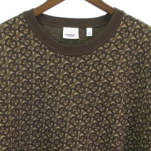 BURBERRY TBモノグラム ニット セーター 総柄 長袖 茶 XXL