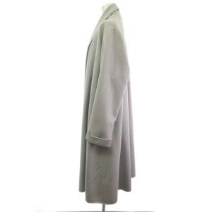 HERNO カシミヤ100 ロングコート グレー 42