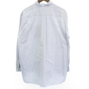 COMME des GARCONS HOMME チェック ボタンダウンシャツ 長袖 グレー系 L位
