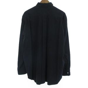 COMME des GARCONS HOMME 80s ヴィンテージ コーデュロイシャツ 長袖 黒 ブラック XL位