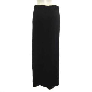 JOURNAL STANDARD ロングスカート ウエストゴム リブ ブラック 黒 F