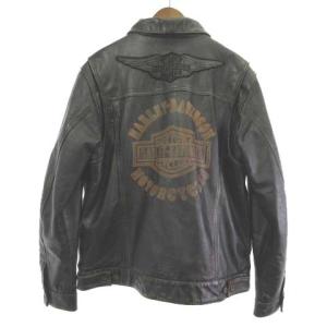 HARLEY DAVIDSON 98036-19VM ディガー スリムフィット レザージャケット ブラック L