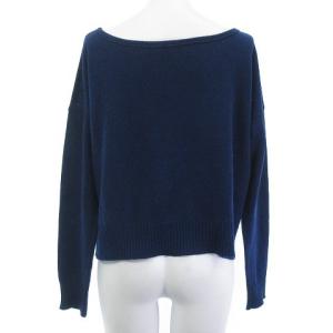PRADA カシミヤ ニット ネイビー 38