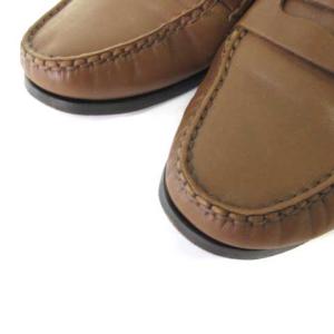 COLE HAAN W00531 コインローファー シューズ レザー ブラウン 茶 6.5B 23.5cm