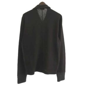 COMME des GARCONS HOMME PLUS ニット ジップアップ グレー ブラウン