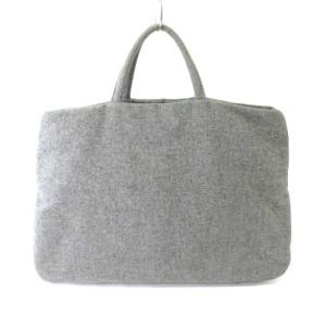 COMME des GARCONS ハンドバック ウール グレー