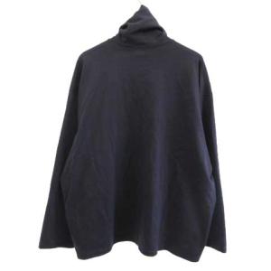 LAD MUSICIAN 2221-707 High Neck Super Big T-Shirt カットソー 長袖 紫 パープル F