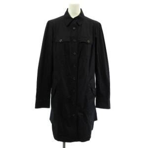 BURBERRY LONDON シャツワンピース ひざ丈 長袖 ノバチェック 黒 ブラック 44