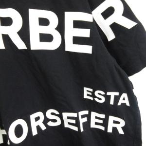 BURBERRY 21SS ホースフェリー プリント Tシャツ ブラック XXL