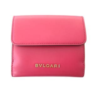 BVLGARI セルペンティ 二つ折り 財布 ピンク