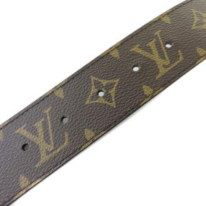 LOUIS VUITTON M0566 ベルト･LV イニシャル 40MM リバーシブル モノグラム ブラウン 85