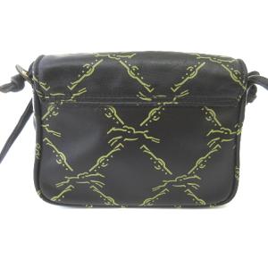 Longchamp ショルダーバッグ レザー フラップ ブラウン 茶