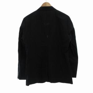 BLACK LABEL CRESTBRIDGE テーラードジャケット リネン混 2B L 黒