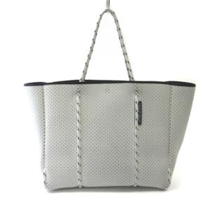 STATE OF ESCAPE フライングソロ トートバッグ ショルダーバッグ ポーチ付 パンチング ホワイト